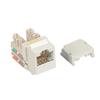 OCC超5类Keystone水晶头母座，110/RJ45，EIA568A/B，亮白的图片