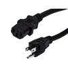 Universal CPU Power Cord - Nema 5-15P to C13 - 15 Amp - 8 FT - Black的图片