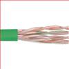 超5类UTP线缆，阻燃级护套，4对24AWG实心导线，绿，1000英尺（305米）的图片