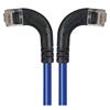 6类直角型RJ45以太网跳线，直角左出线/直角右出线，蓝，25英尺（7.6米）的图片